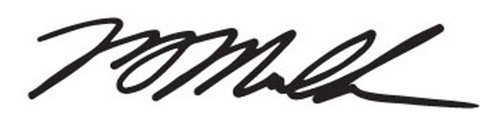 Mike's signature